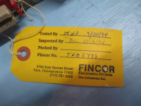 Fincor 104889501 Rev. F GTO Interface PC Board PLC Tested Card (TK2026-1)