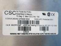 CSC / Cutler-Hammer 8B23PCDMF Self Healing Capacitor 8.33kVA 240VAC 3-Phase 60Hz (PM2009-12)