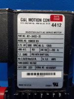 NEW Giddings & Lewis HSM320-B24 NIB AC Servo Motor 401-34433-20 5000 RPM 240V (MM0618-1)