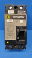 Square D FHL26040 40A Circuit Breaker 2 Pole 600V Type FAL S2 FHL-26040 40 Amp (MM0883-19)