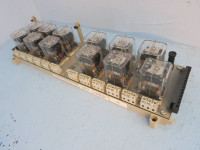 Ovation Relay Base w Relays 1C31222G01 PLC Westinghouse Emerson 1776401-1 (PM2106-12)