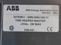 ABB Bailey INTKM01 Symphony Time Keeper Master Module GM9.0082.002.51 E96-631 (TK2258-3)