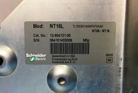 Square D NT16L 1600A Masterpact EO Circuit Breaker 12-804131-00 2 Shunt 1600 Amp (EM1665-2)