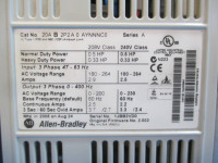 Allen Bradley 20AB2P2A0AYNNNC0 Ser A PowerFlex 70 AC Drive 0.5HP 240V (MM0208-1)