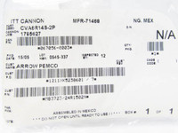 ITT Cannon CVA6R14S-2P 4 Pin Female Connector 067056-0003 NEW LOT OF 5 (YY1438-4)