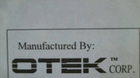 New Otek HIQ119001211120E Scale 0-6 Gallons Per Min. X1000 Bar Graph Meter NIB (YY3121-1)