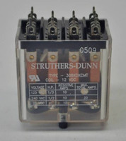 New Struthers-Dunn Magnecraft 308XDXCMT 12 VDC Coil Relay NIB (YY0609-38)