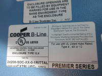 NEW Cooper B-Line 24208AL Premier Series Enclosure w/ Cover Closeout Type 12 & 4 (TK2572-99)