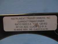 Instrument Transformers 125-502 Current Transformer Ratio 5000:5A CT 5000:5 (DW0222-1)