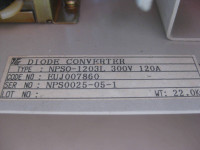 Yaskawa NPSO-1203L 300V 120A Diode Converter NPSO1203L (EBI5387-6)