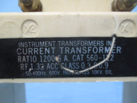 Instrument Transformers 560-122 Current Transformer Ratio 1200:5A CT (DW0294-6)