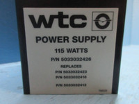 WTC Robotron 5033032426 Power Supply 115W 115 Watts 7080048 Rev. 9 (TK2665-9)