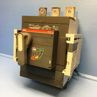 ABB S6H-D SACE S6 800A Molded Case Switch Breaker w/ Carriage 600V S6HD 800 Amp (EM2066-1)