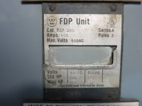 Westinghouse FDP265 400A 600V 2P Fusible Panelboard Switch Unit 2-Pole ML 265 (PM2664-2)