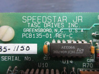Tasc Drives Speedstar Jr Drive PCB135-01 Rev-C PCB134-01 Rev-A Graseby Controls (TK2803-1)