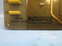 General Electric 7486D86-G2 Speed Translator Board PLC 7486D86G2 GE (TK3307-1)