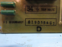 General Electric 819D384-G1 Rev. D PS Redundancy Board PLC GE 819D384G1 (TK3298-2)