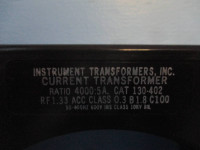 Instrument Transformers 130-402 Current Transformer Ratio 4000:5A CT (DW0554-1)