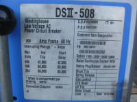 Cutler-Hammer DS II-508 800A w 400A RP LSI Digitrip Breaker Westinghouse DSII 2 (EBI0859-1)