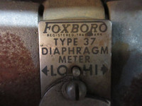 Foxboro Chart Drive Pneumatic Circular Recorder & Type 37 Diaphragm Meter (TK3467-1)
