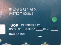 Measurex 053677-00 Rev C UOP Personality Uniview Operations Processor Module PLC (TK3812-1)