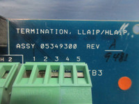 Measurex 05349300 Rev. A LLAIP / HLAIP  Termination Module Board PLC (TK3895-2)