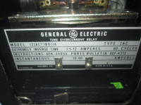 GE 121AC77B811A IAC Extremely Inverse Time Overcurrent Relay 50/60 Hz 1.5-12 Amp (EBI1661-1)