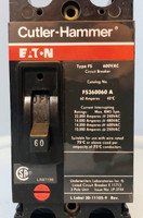 Cutler Hammer FS260060A 60A Circuit Breaker 2 Pole 600V Eaton FS360060A 60 Amp (EM2963-1)