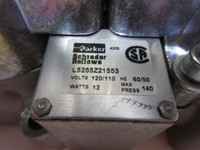 New Parker L5255Z21553 Solenoid Valve 110/120V 140 psi New No Box (TK4315-2)