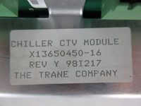 Trane X13650450-16 Rev Y Chiller CTV Circuit Module PLC 98I217 (TK4429-1)