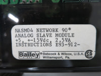 Bailey NASM04 Network 90 Analog Slave RTD Module 6635697A1 ABB Symphony infi-90 (DW1144-1)