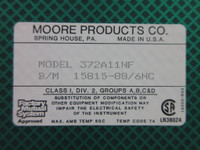 Moore 372A11NF Flow Controller Control Station 15821-1-14 Board 15814-1-3 Cover (TK4503-1)