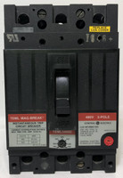 GE TEML34050 50A Mag-Break Circuit Breaker 480 VAC 3P 50 Amp General Electric (EM3230-1)
