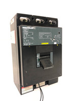 Square D LCL364008041 400A Circuit Breaker w/ Shunt 600V 400 Amp Green bad label (EM3239-1)