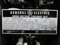General Electric 12JBCG53N3A Ground Directional Overcurrent Relay GE 120V 5A (TK4571-1)