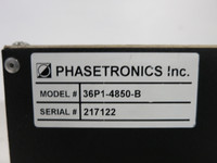 Phasetronics 36P1-4850-B SCR Power Controller Exciter Phase Proportioning Supply (DW1352-2)