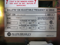 Allen Bradley 1336-B005-EAD-FA2 5 HP 1336 AC VS Drive AB 5HP 7.6kVA 460V 9.6A (TK4792-1)