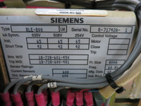 Siemens RLE-800 800A w/ 600A CTs Breaker LSIG Static Trip RMS-TSIG-TZ-CP 800 Amp (DW1426-1)