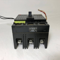 GE TEB132090 90A Circuit Breaker w/ Aux & Shunt 3 Pole 90 Amp General Electric (EM3426-1)