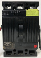 GE TEB132090 90A Circuit Breaker w/ Aux & Shunt 3 Pole 90 Amp General Electric (EM3426-1)