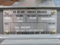 Westinghouse Type W 200 Amp Breaker Feeder Motor Control Center Bucket 18" 200A (TK4926-11)