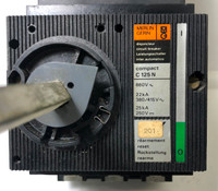 Merlin Gerin C125N 63A Compact Circuit Breaker Shunt & Extension C 125 N 63 Amp (EM3551-1)