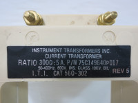 IT 560-302 Current Transformer CT 3000:5 75C149640P017 50-400Hz (TK5014-3)
