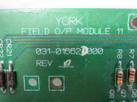 York 031-01662-D000 Rev. A Chiller Field O/P Module 11 Card Board PLC (TK5039-2)