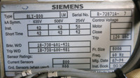 Siemens RLX-800 800A LSIG Air Breaker Static Trip III RMS-TSIG-TZ-CP TSG 800 Amp (GA0025-6)