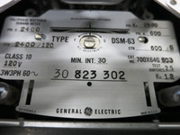 GE 700X64G503 Polyphase Watthour Demand Meter DSM-63 Relay 3PH Watt Hour 120V (DW1782-3)