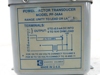 Scientific Columbus PF-34A4 Power Factor Transducer PF34A4 Esterline (DW1820-5)