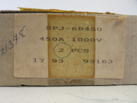 Buss Semitron SPJ-6B450 450A 1000V Fuse Bussmann SPJ6B450 450 Amp (GA0249-2)