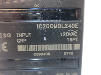GE Fanuc IC200MDL240E Input Module VersaMax w/ Base IC200CHS022J Micro PLC (DW2645-2)