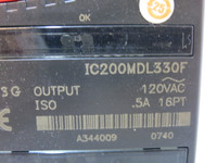 GE Fanuc IC200MDL330F Output Module VersaMax w/ Base IC200CHS022J Micro PLC (DW2644-1)